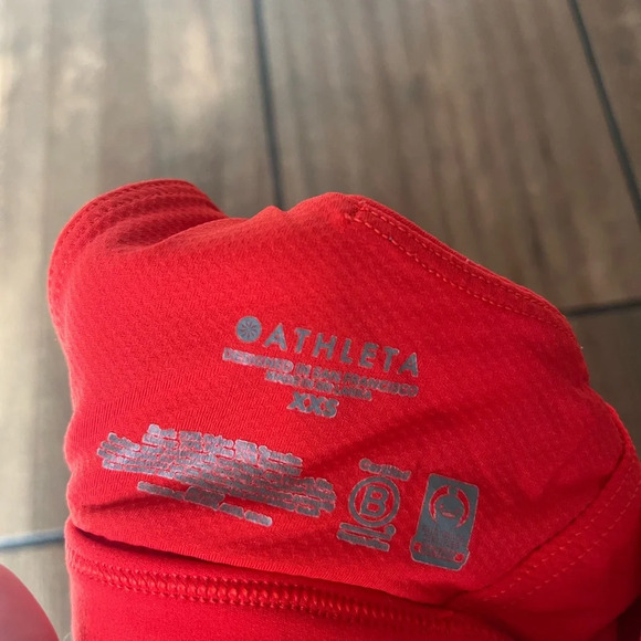 Athleta exhale bra red XXS - Picture 3 of 3